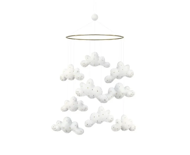 baby cot mobile cloud design soft toys mobile accessories