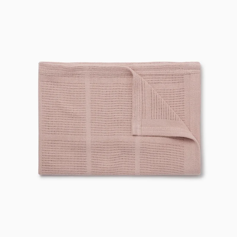 baby mori cellular rose blanket for babies