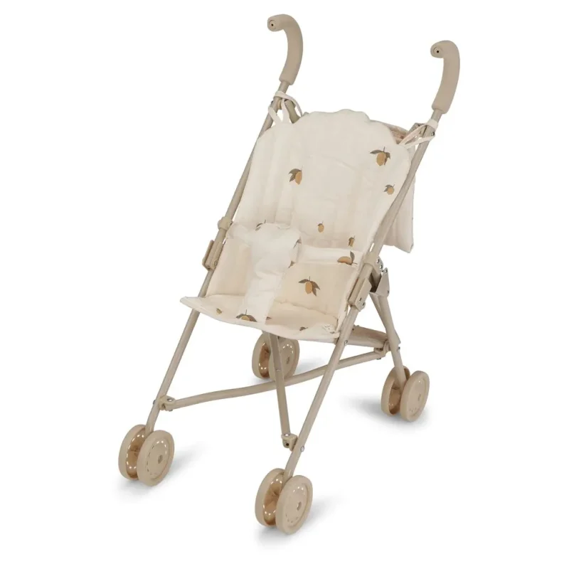 compact lemon doll stroller by konges slojd perfect for little ones