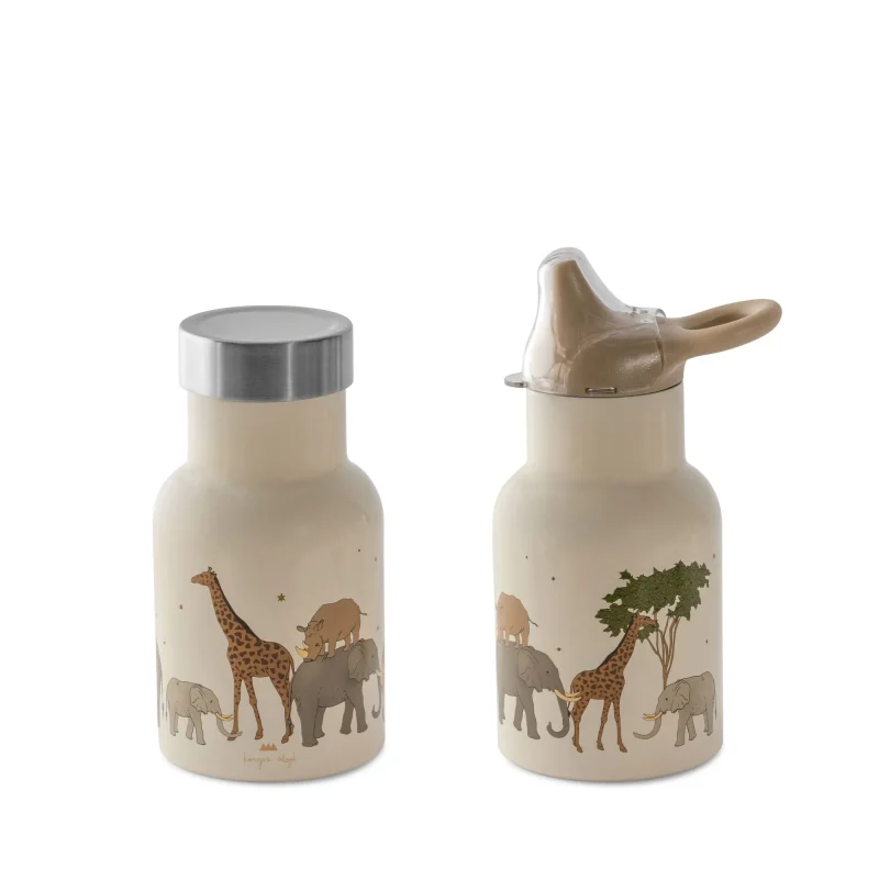 eco friendly 250ml safari thermo bottle by konges slojd ideal for kids