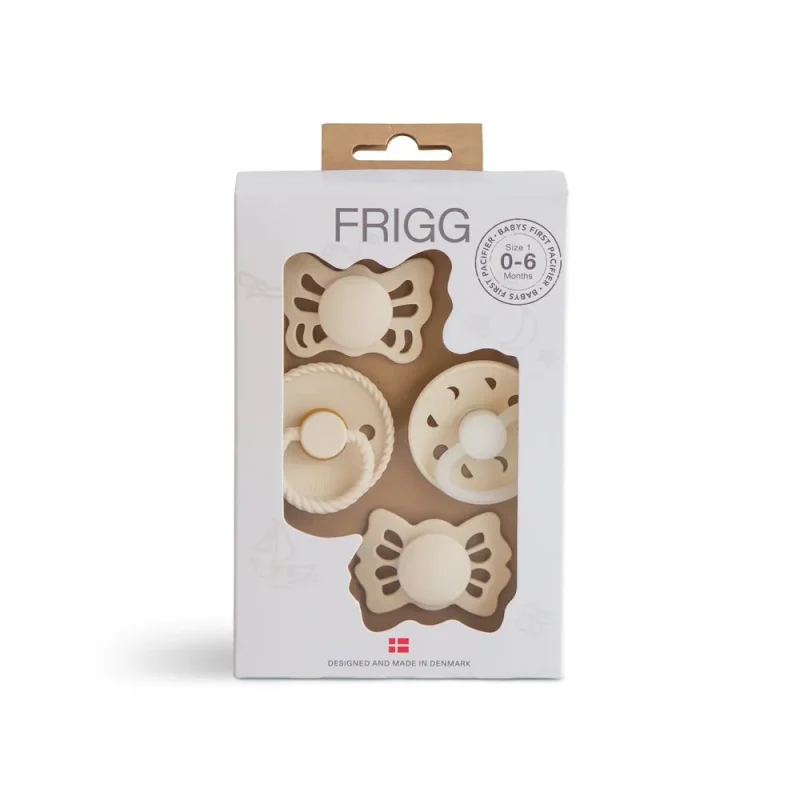 frigg moonlight sailing cream pacifiers 4 pack