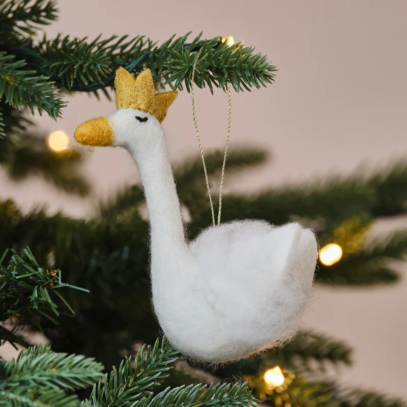 ginger ray christmas swan tree decoration scaled