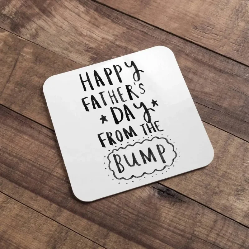 happy father s day coaster from the bump