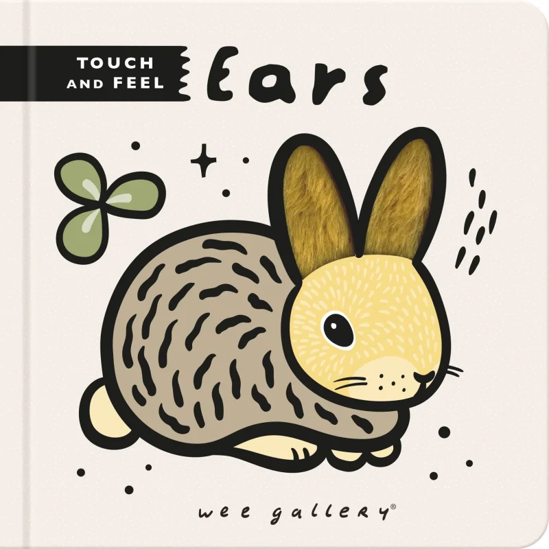 interactive ears touch feel book by wee gallery