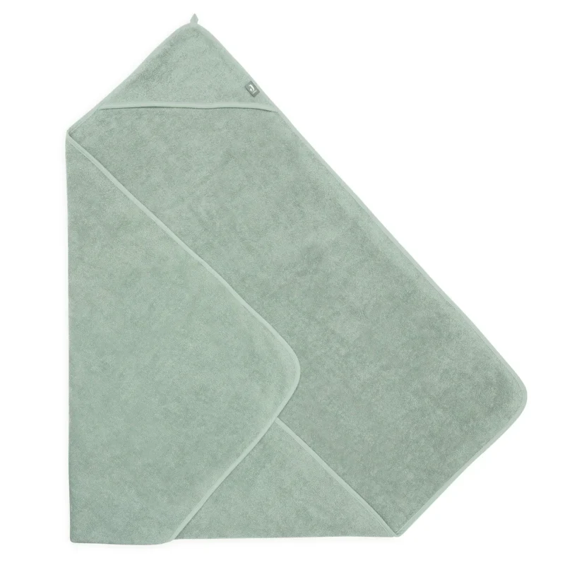 jollein baby bath cape ash green