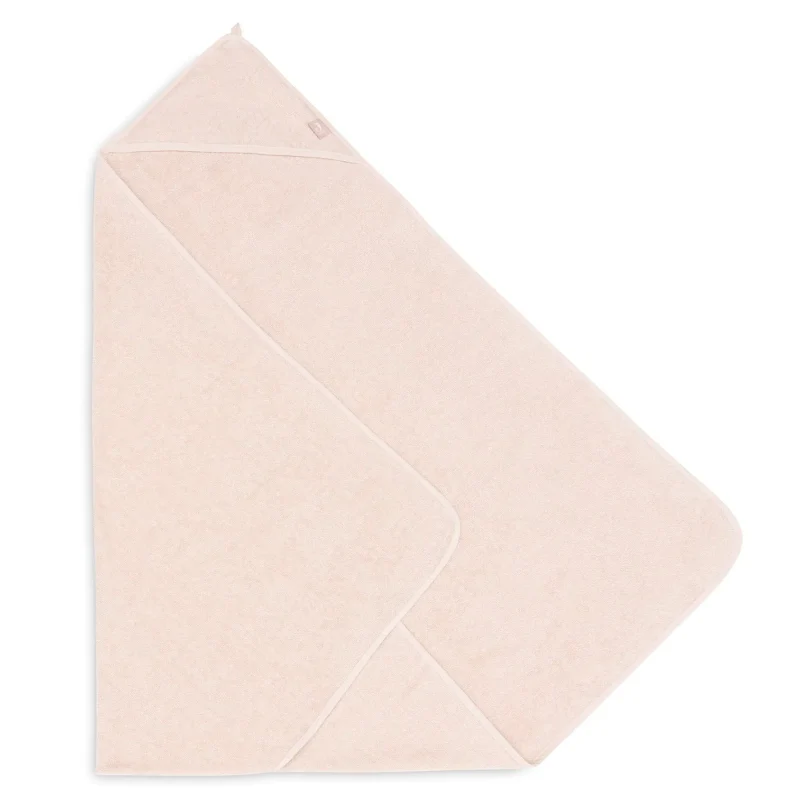 jollein baby bath cape pale pink