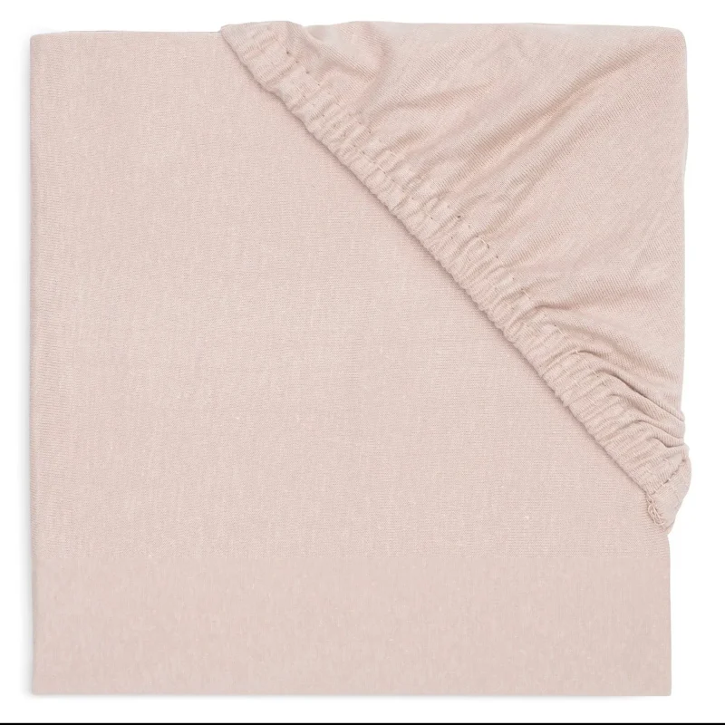 jollein jersey fitted sheet 70x140 75x150cm wild rose