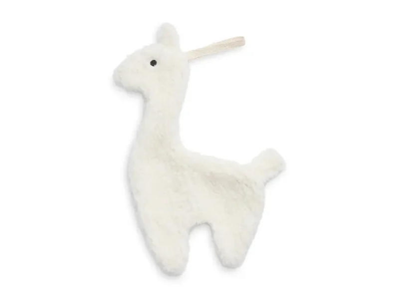 jollein llama pacifier cloth off white