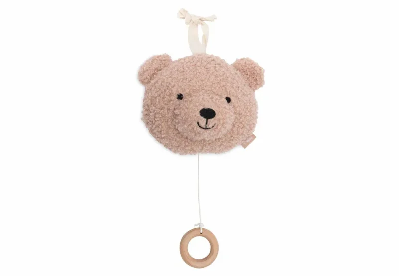 jollein musical teddy bear hanger wild rose