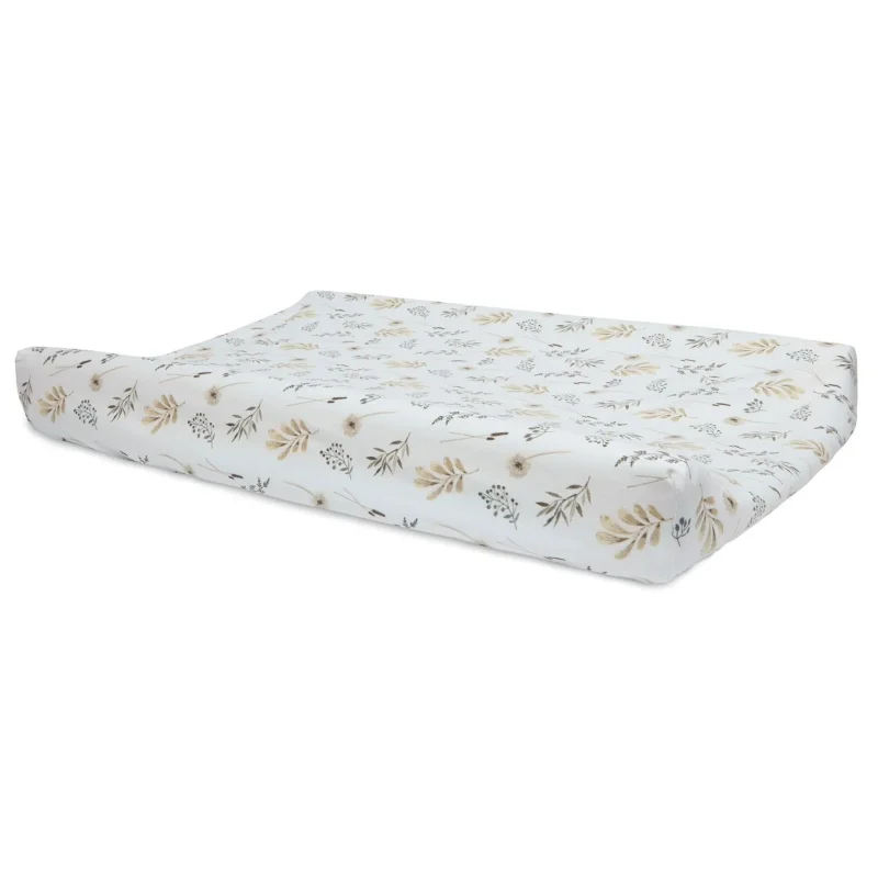 jollein wild flowers jersey changing mat cover