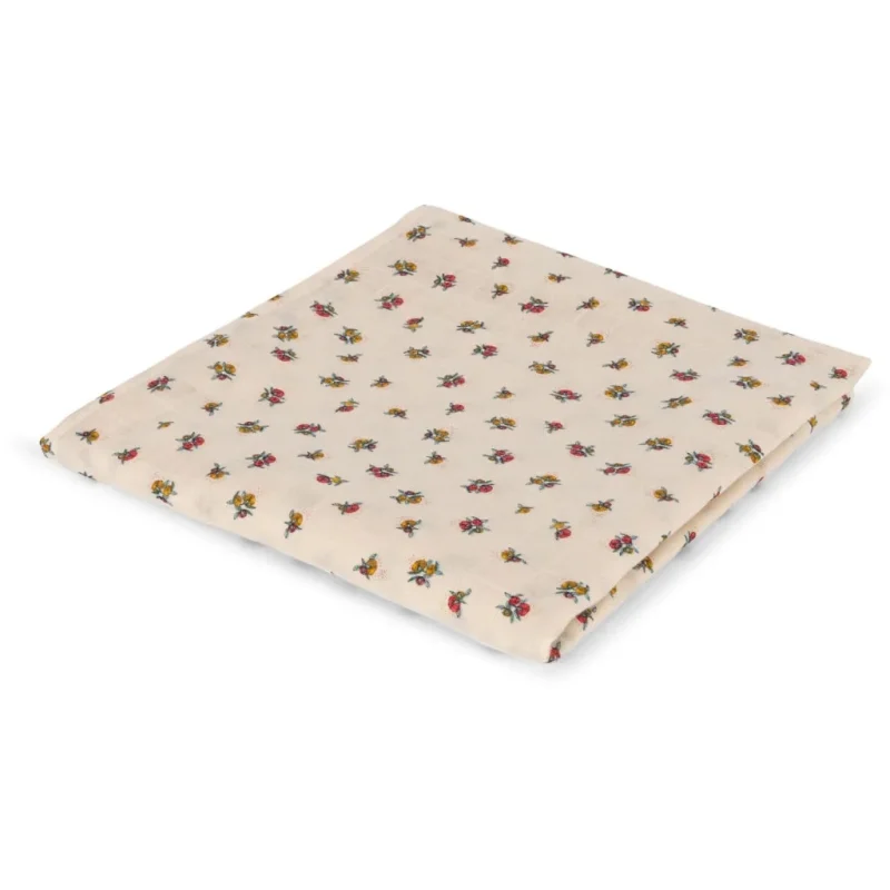 large muslin swaddle peonia by konges slojd