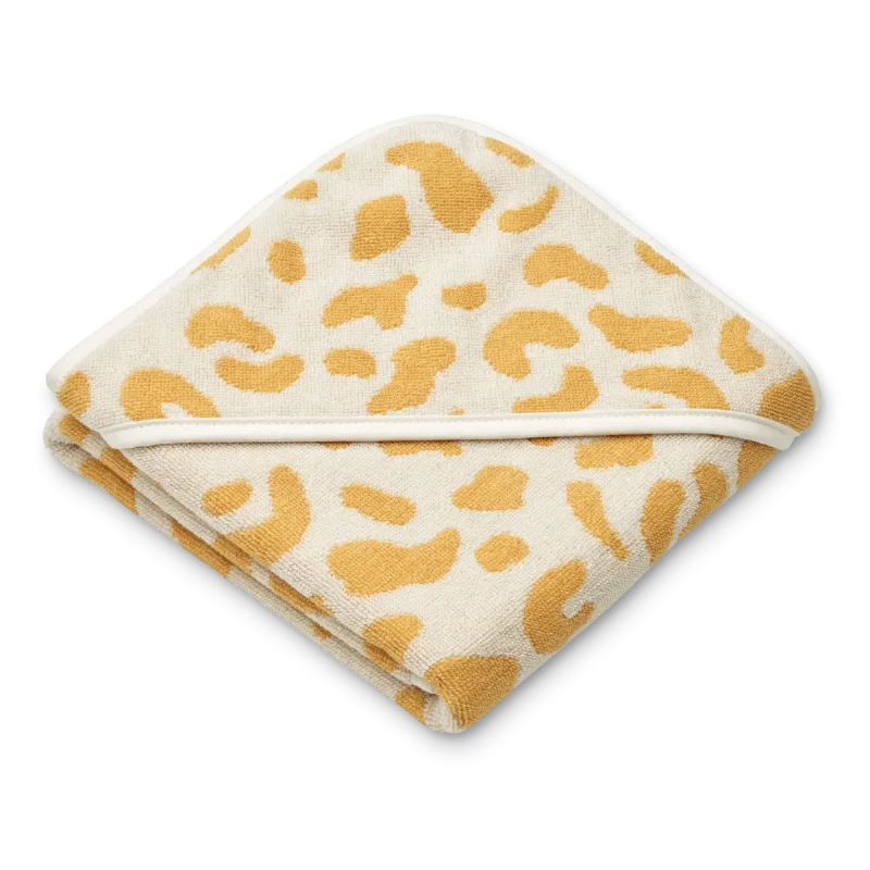 liewood alba baby towel leo jojoba hooded limited return