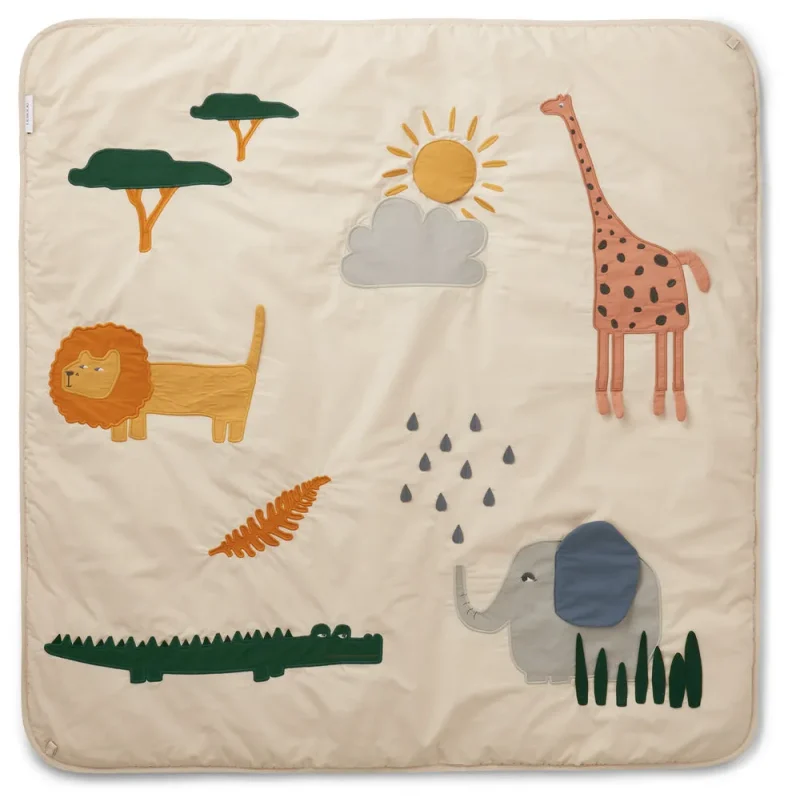 liewood glenn safari activity blanket sandy