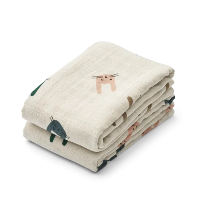 liewood lewis muslin bunny sandy cloths soft absorbent