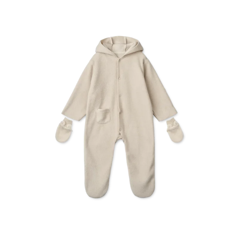 liewood magnolia baby jumpsuit silver lining