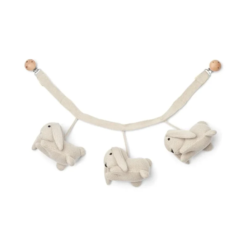 liewood parly rabbit pram chain easy return