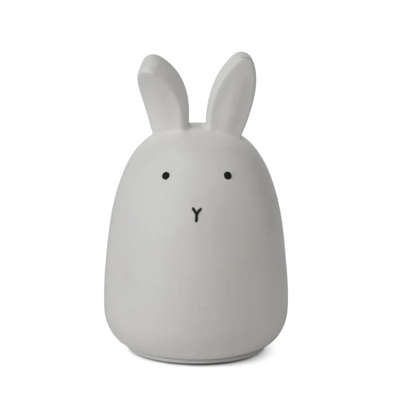 liewood winston night light rabbit dumbo grey