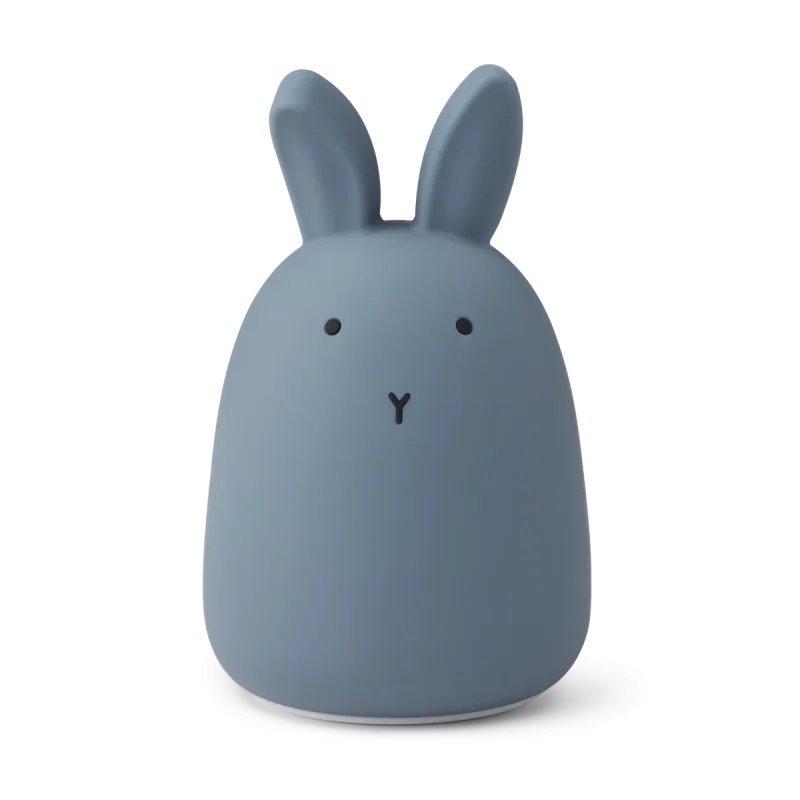 liewood winston rabbit night light stormy blue