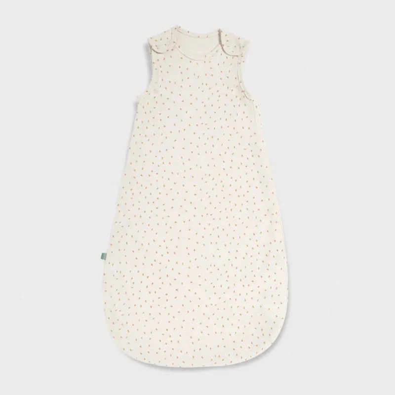 linen rice 1 tog baby sleeping bag by the little green sheep