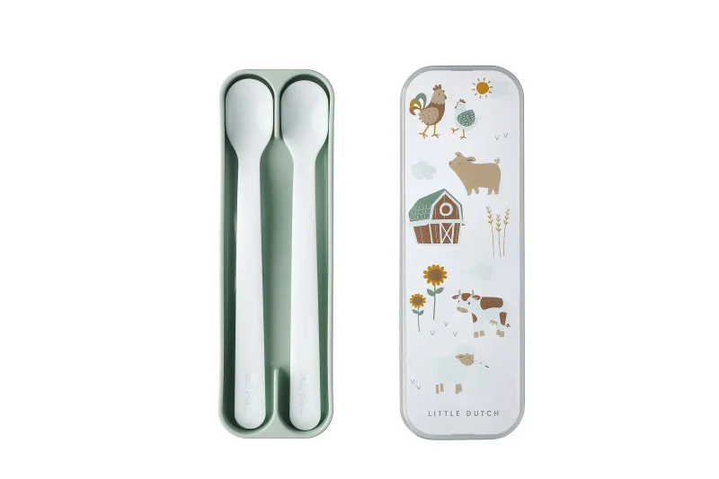 little dutch farm feeding spoons 2 pack