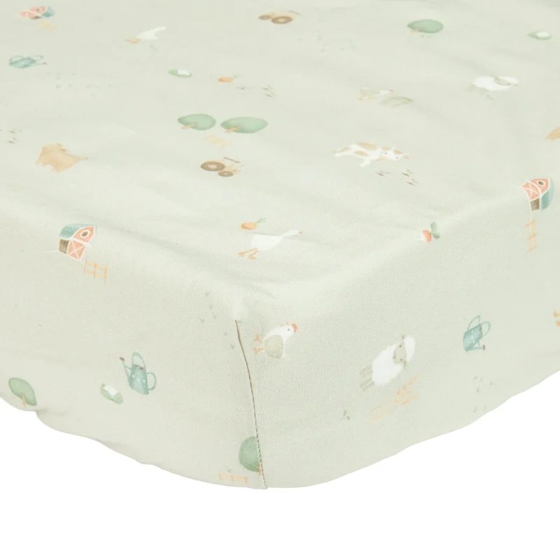 little dutch fitted sheet little farm 70x140 150cm scaled