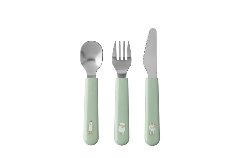 little dutch little farm kids cutlery set