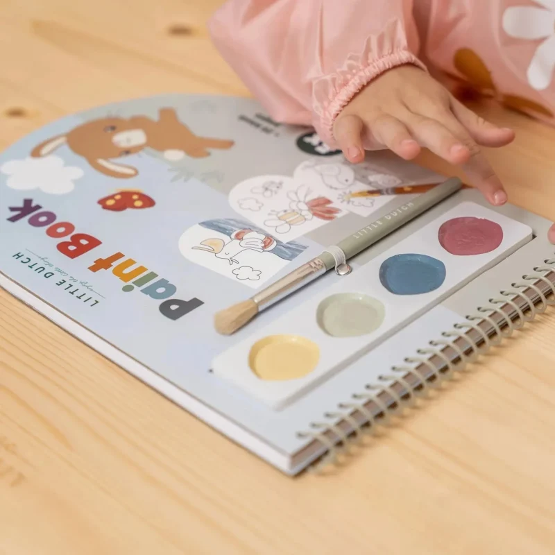 little dutch paint book for kids