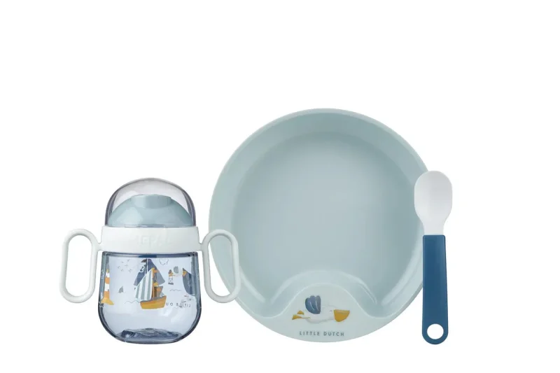 little dutch sailors bay 3 piece kids dinnerware set