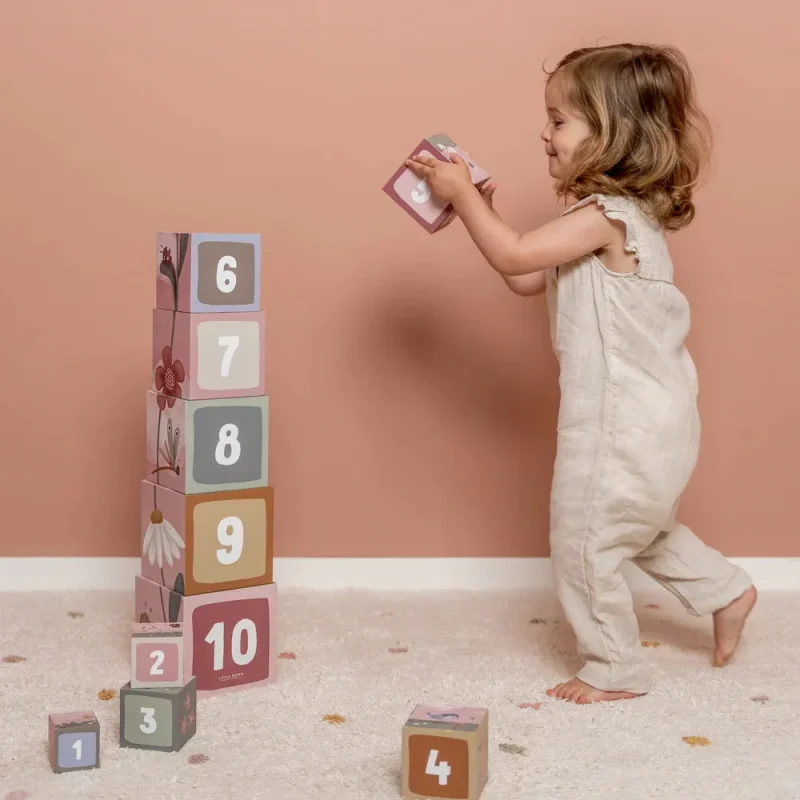 little dutch stacking blocks flowers butterflies