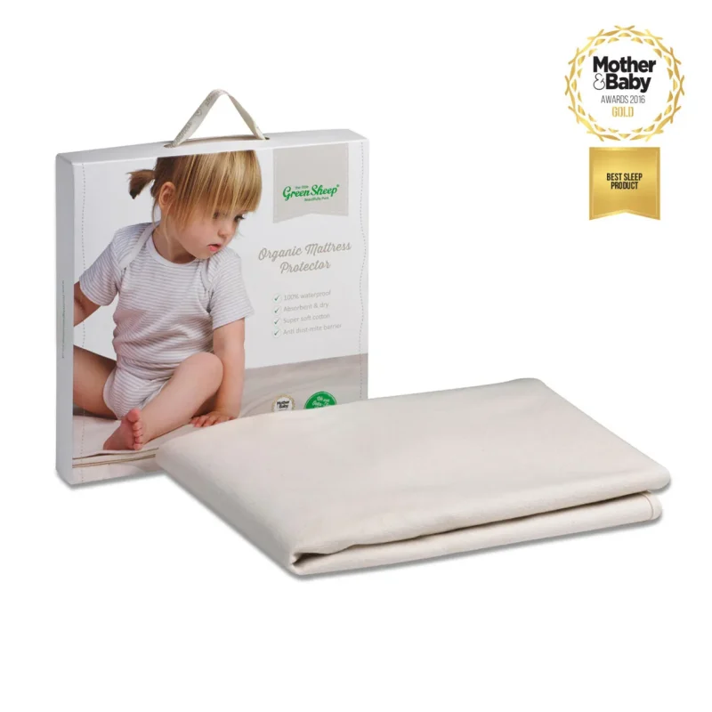 little green sheep 70x140 cot bed mattress protector