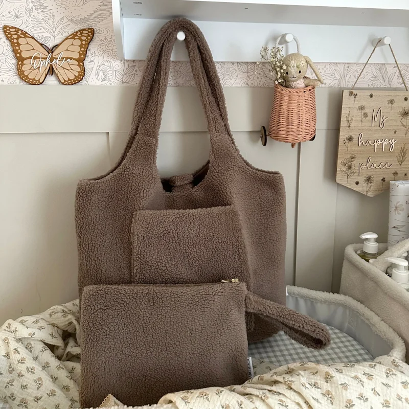 mabel fox ash brown teddy tote bag scaled