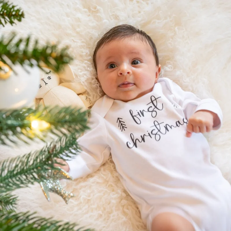 mabel fox baby s first christmas outfit