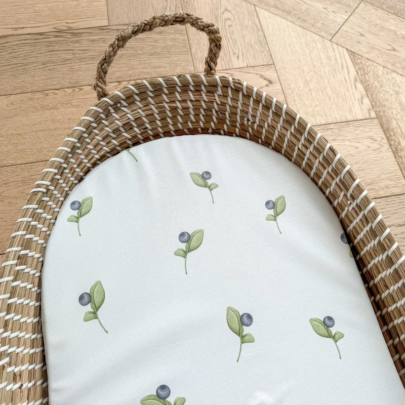 mabel fox basket changing mat berry cute opened packaging sample sale scaled