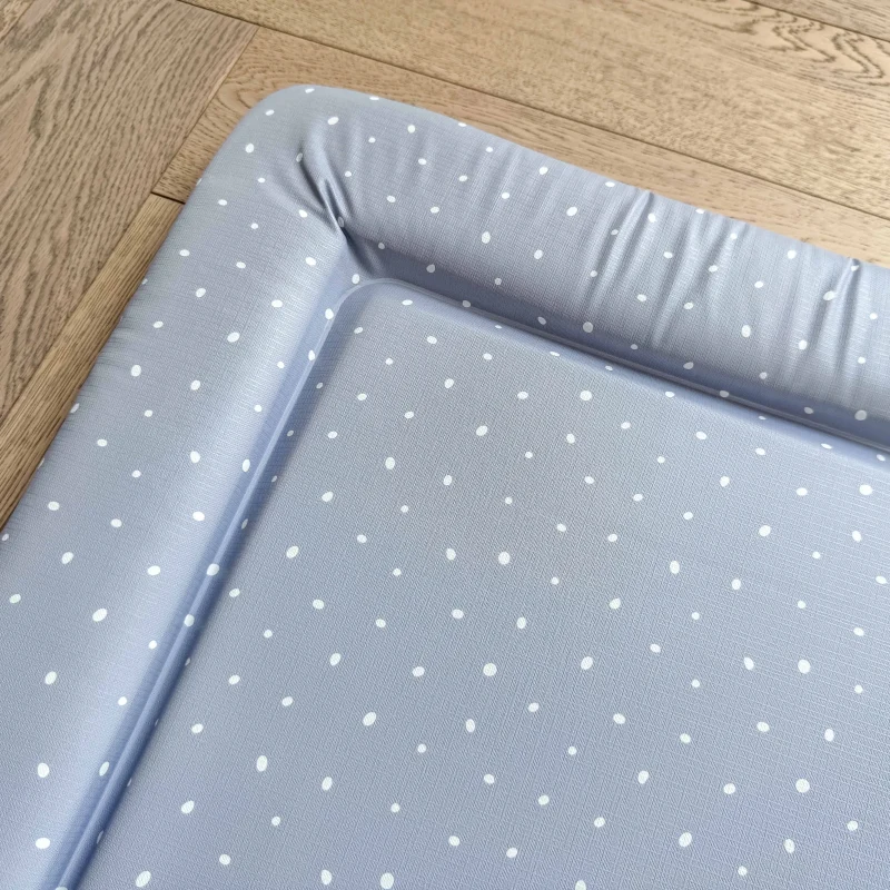 mabel fox cornflower blue spotty baby changing mat scaled