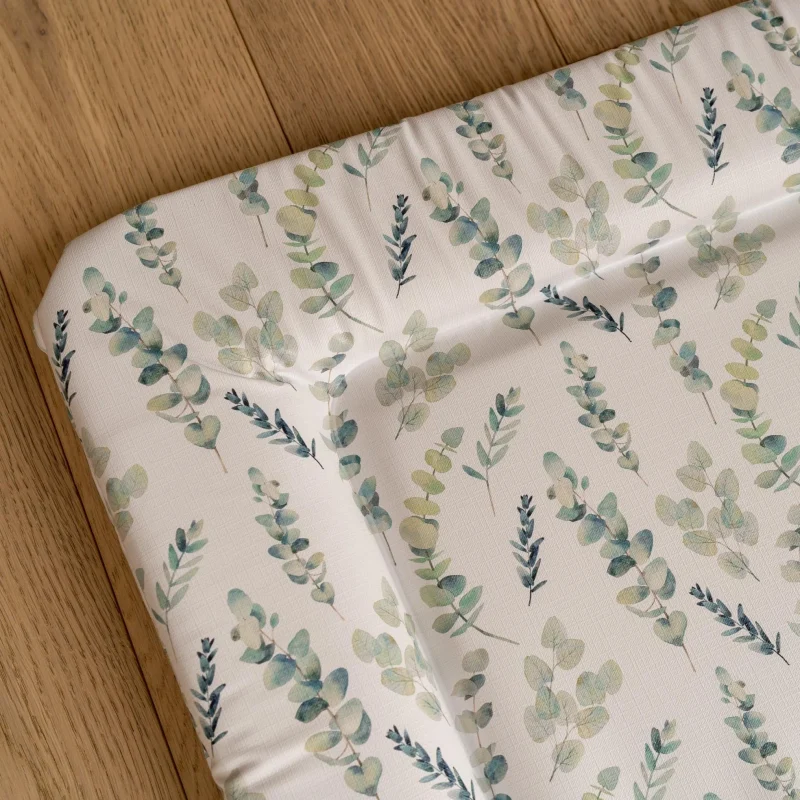 mabel fox eucalyptus baby changing mat