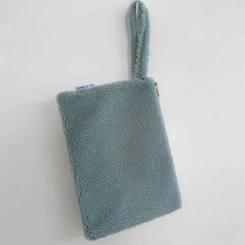 mabel fox ice blue teddy pouch easy return scaled