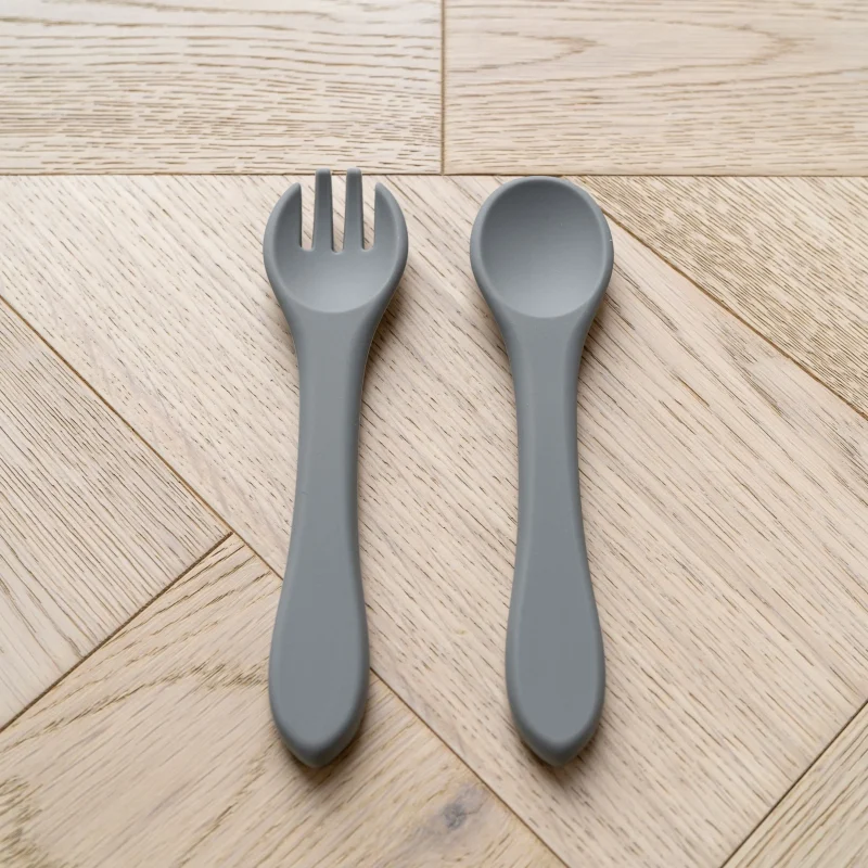 mabel fox light grey silicone spoon fork set scaled