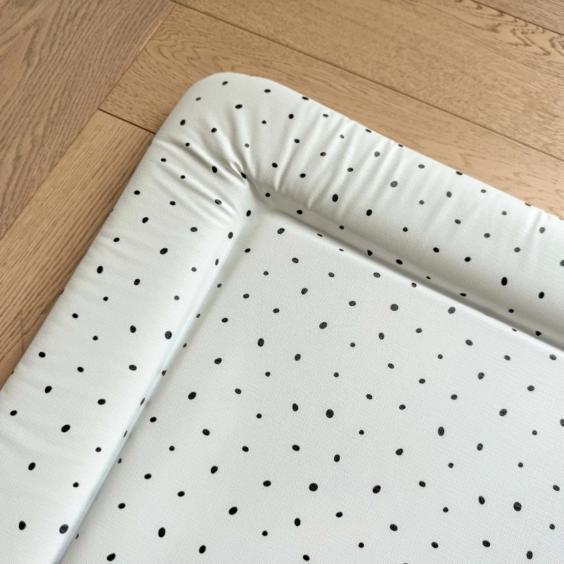 mabel fox monochrome spotty baby changing mat scaled