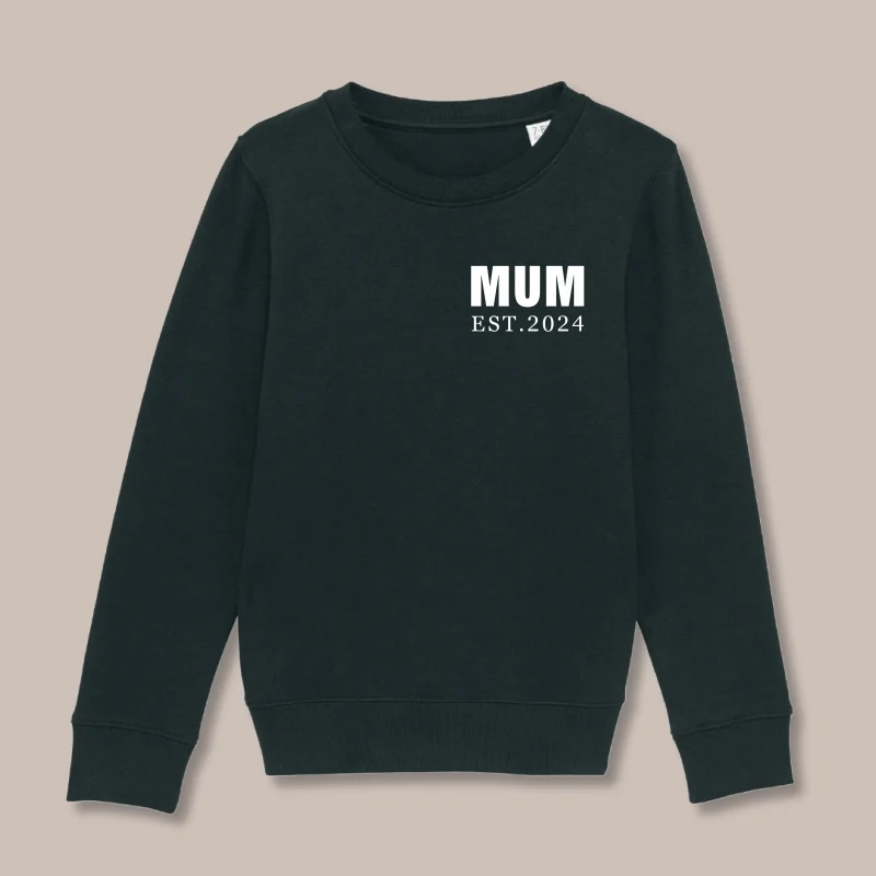 mabel fox mum est black jumper easy returns scaled