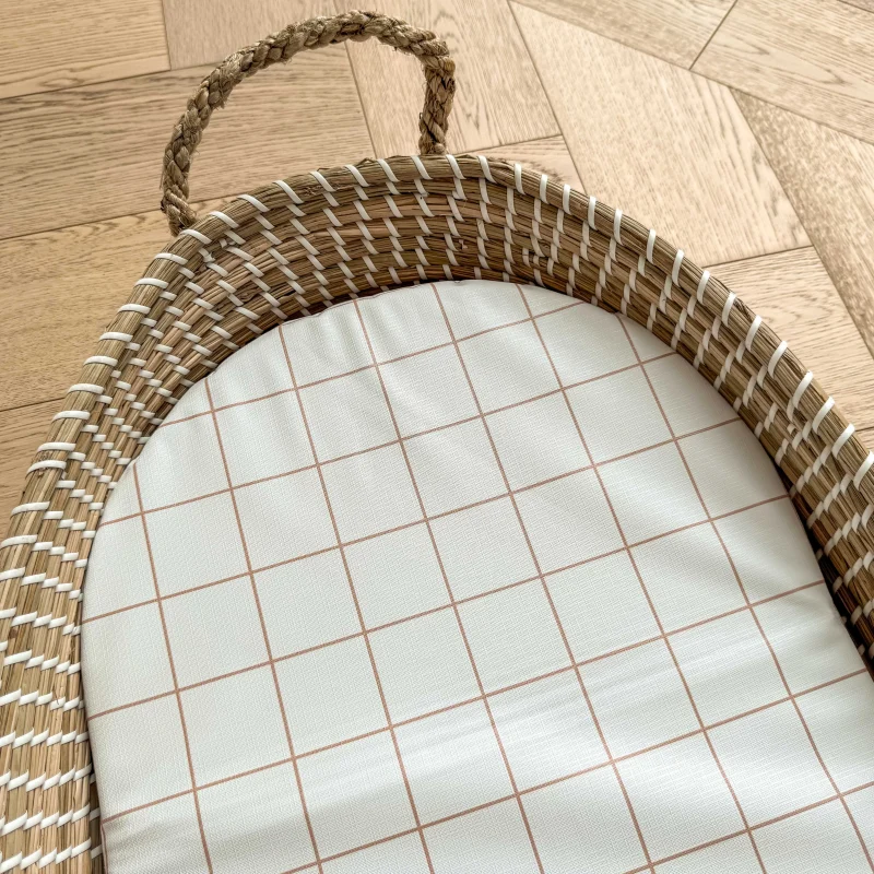 mabel fox mustard grid basket changing mat scaled