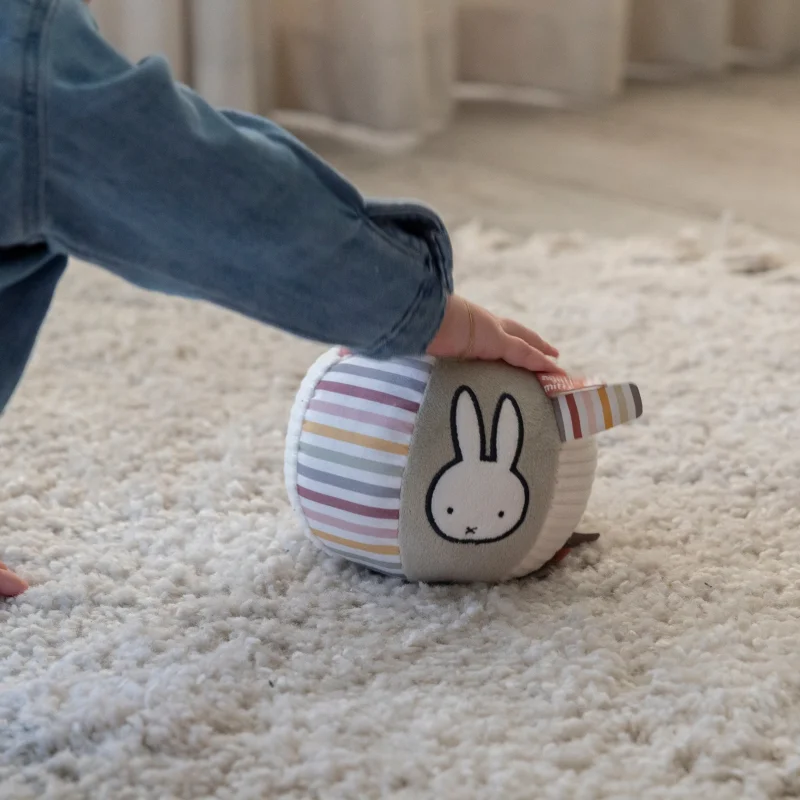 miffy fluffy pink ball soft toy for kids scaled