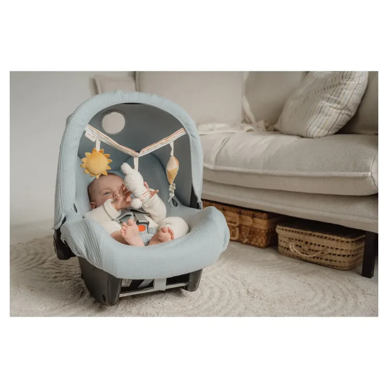 miffy sunny stripes car seat toy by little dutch