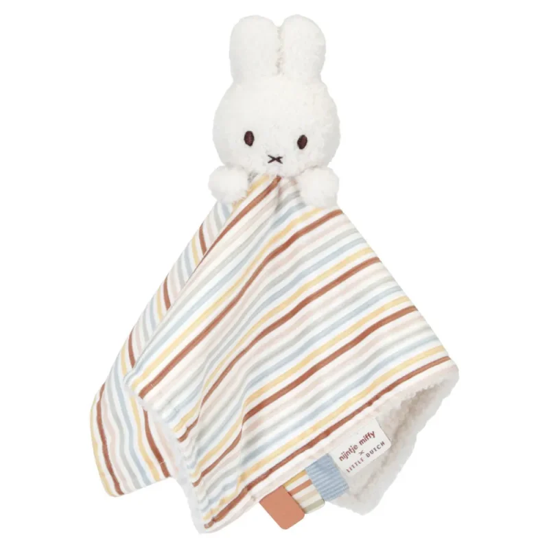 miffy x little dutch cuddle cloth sunny stripes