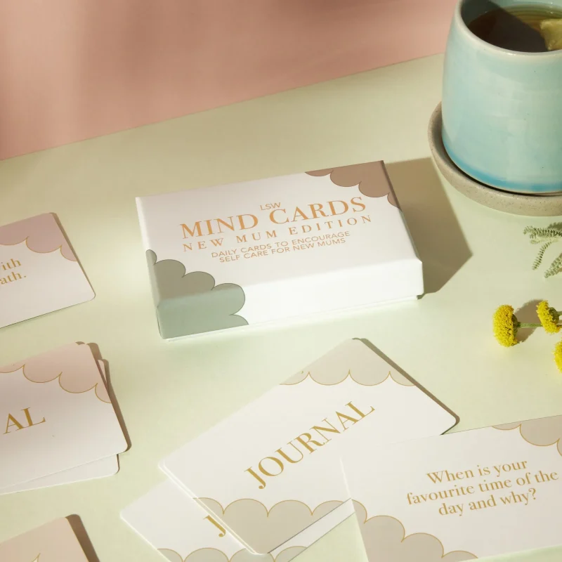 mind cards for new mums self care edition