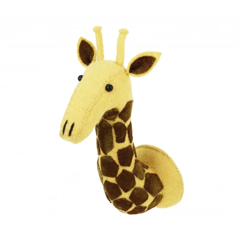 mini giraffe head wall decoration fiona walker england