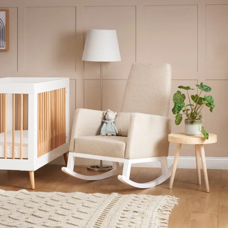 obaby oatmeal high back rocking chair