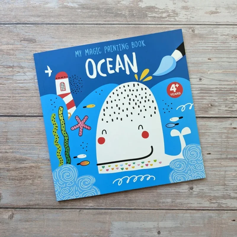 ocean magic painting book for kids