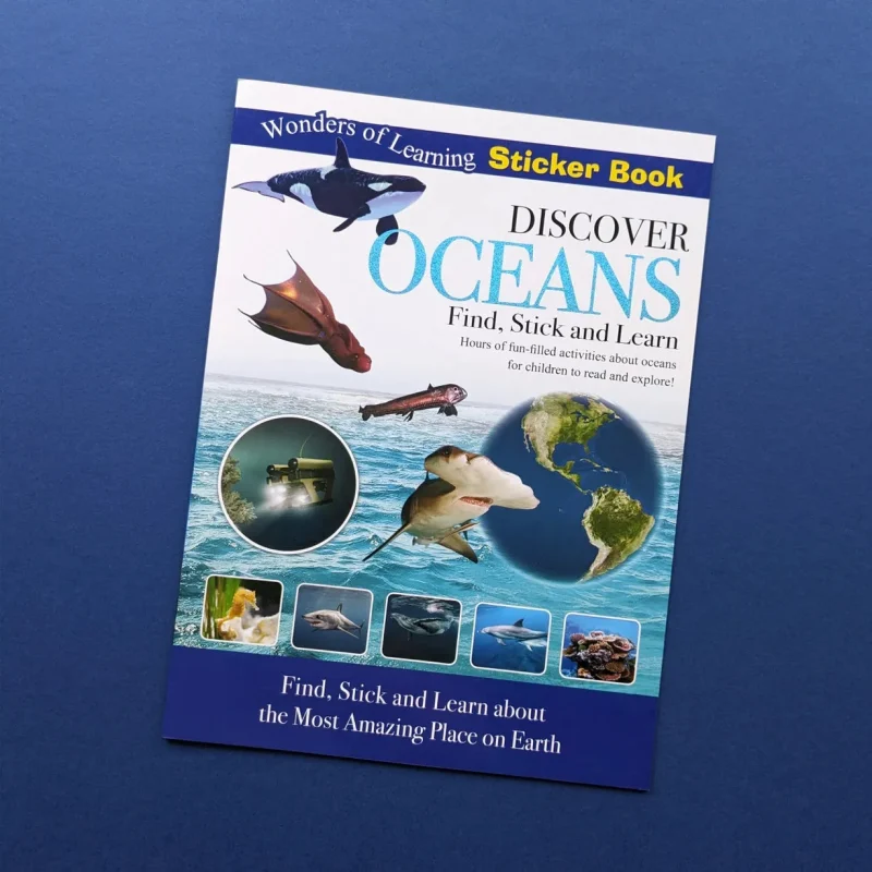 oceans sticker book dive into marine life adventure