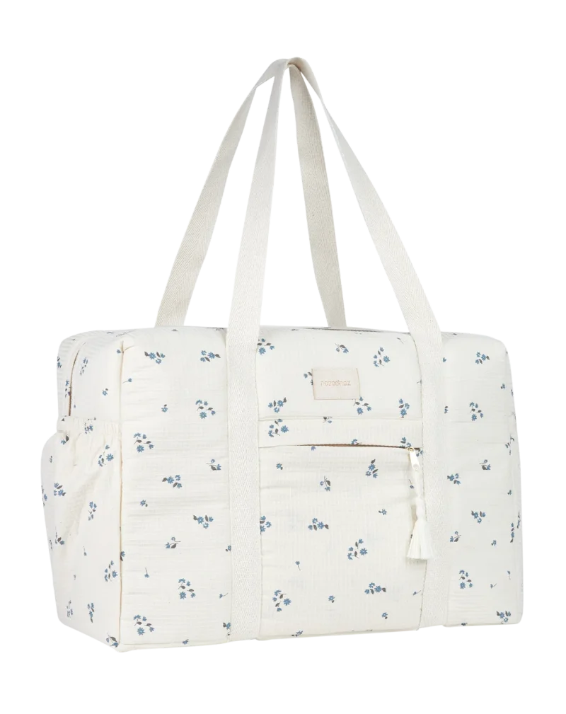 opera waterproof maternity bag lily blue by nobodinoz