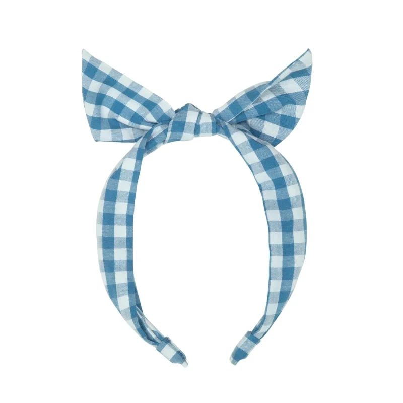 rockahula gingham picnic tie headband